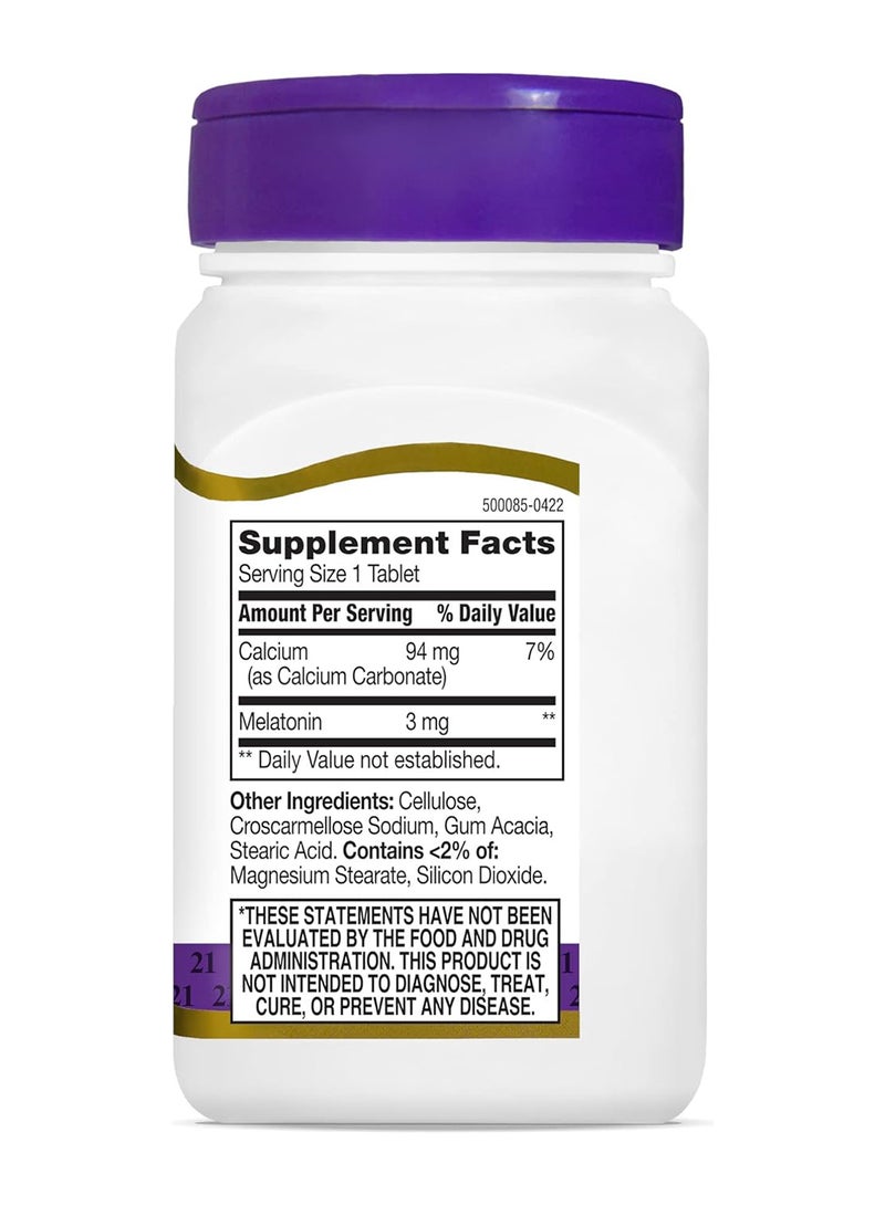 21st Century Melatonin 3 mg Sleep Support 200 Tablets - Image 2